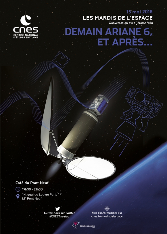 Mardis de l&#039;Espace : 15 Mai 2018 - Demain Ariane 6, et après ? 